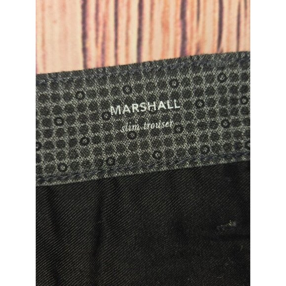 Adriano Goldschmied Marshall Slim Trousers 38x31 Gray Houndstooth Pattern - Picture 4 of 9